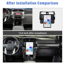 13.6"For Toyota 4Runner 2009-2020 Android Car Radio Stereo GPS Navi Carplay 128G