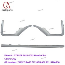 For 2020-2022 Honda Crv Cr-v Front Lower Bumper Cover Grille Molding Trim Gray