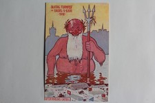 CPA Switzerland Basel Turnfest 1912 Vater Rheins Urteil (69123)