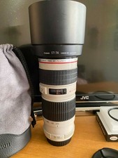 Canon EF 70-200mm F4 L USM Telephoto Zoom Lens & Hood 