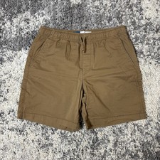 Old Navy, Men  s Khaki Jogger Shorts with Built In Flex and Elastic Waist, Small