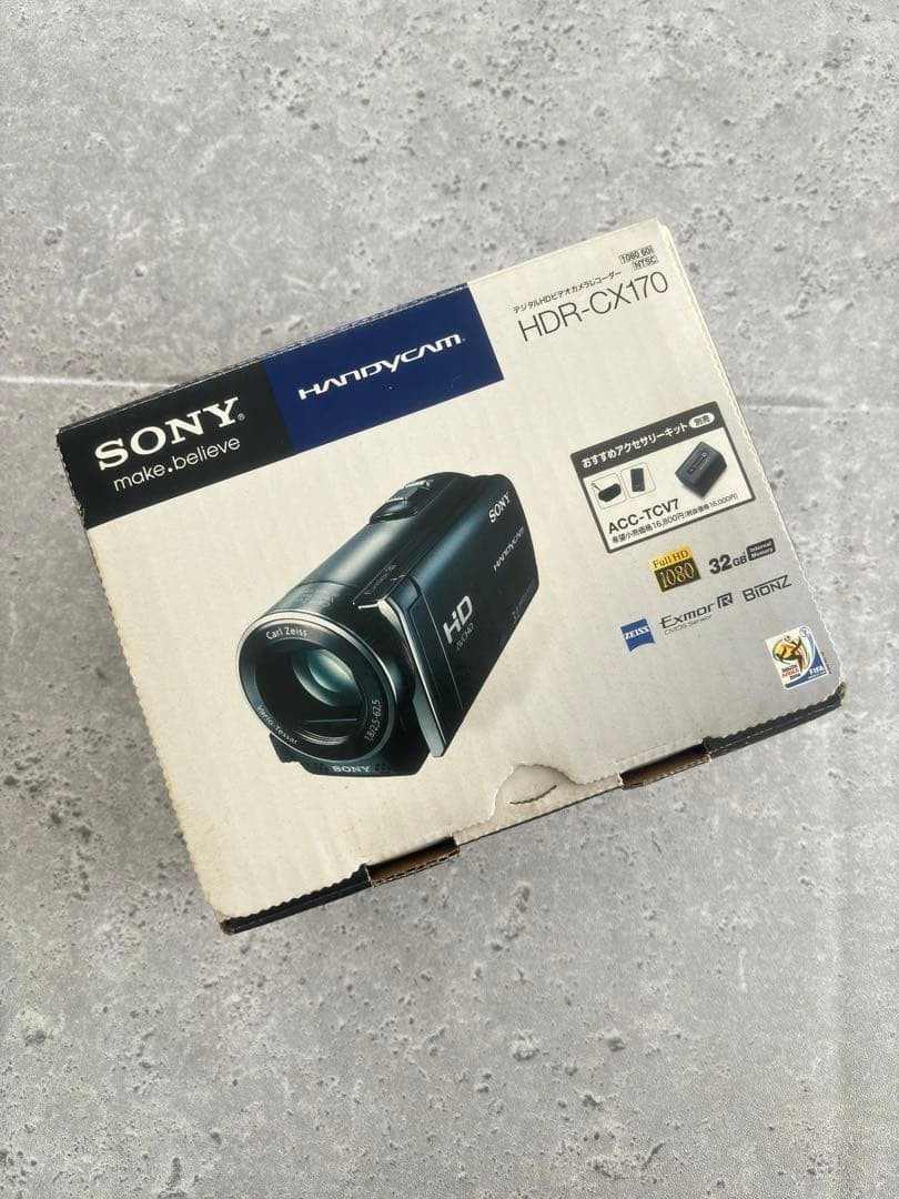 Sony HDR-CX170 Handycam 25x Zoom Camcorder HD Video Camera Black