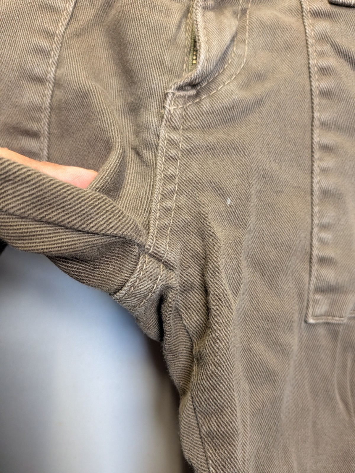 True Religion Size 26 Brown Denim Military Jeans 6304 thumbnail 2