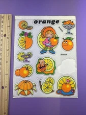 Vintage Stickers- Puffy Scratch N Sniff, No Smell