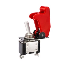 DaierTek Waterproof Toggle Switch 12V DC 30A Heavy Duty 2 Pin ON Off SPST with