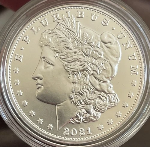 2021 D Morgan Silver Dollar ~ DENVER ~ NEW MS with OGP ~ .999 PURE Silver