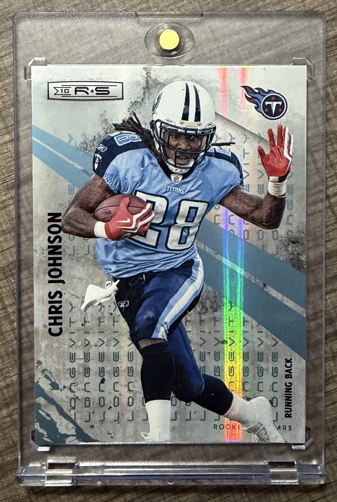#/25 Panini Rookies & Stars 2010 Chris Johnson Longevity Parallel Refractor 