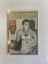 Dolph Schayes 1994 Action Packed Hall of Fame #22 Gold Foil Signature Insert RAW