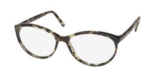 NEW ANDY WOLF 5056 EYEGLASSES OVAL FULL-RIM 54-14-140 BROWN AUSTRIA H WOMENS