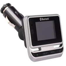 Bluetooth 5.4 FM Transmitter Car Adapter Light Switch Dual-Mic Hifi Bass Fast Ch