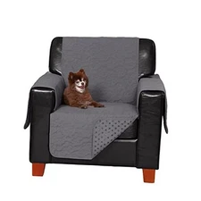  Waterproof & Non-Slip Cover Protector for Dogs, Cats, & Children - Chair Grey