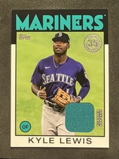 2021 Topps - 1986 Topps Baseball Relics Kyle Lewis #86R-KL (MEM) Mariners