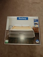 Bestway Airbed Queen 80" x 60" x 18" Tritech  foam top built in AC pump