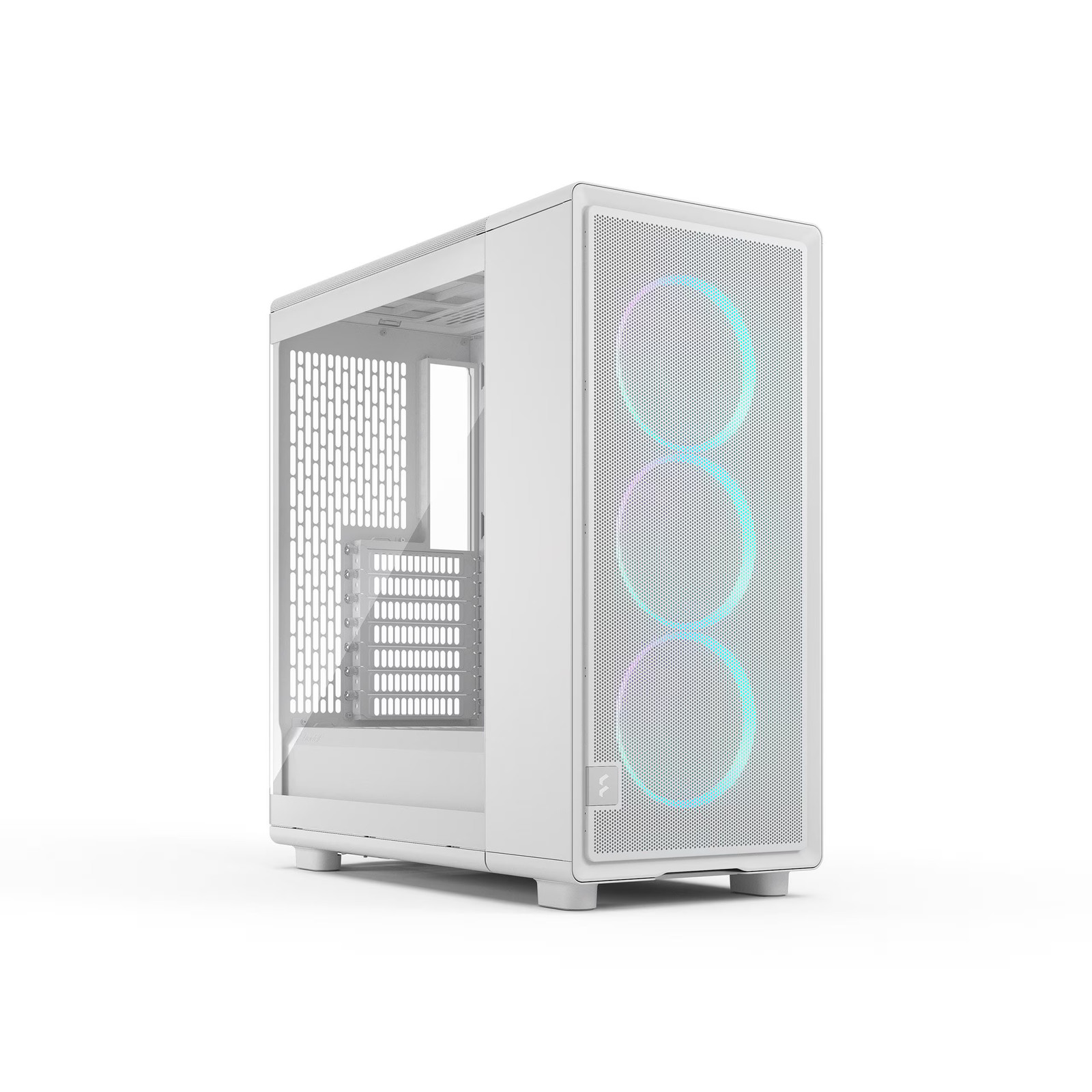 Fractal Design Epoch White TG RGB Clear tint ATX Gaming Gehäuse Mesh Seitenfe...