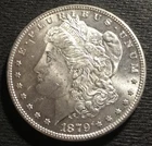 1879 S BU Morgan Silver Dollar Nice LOOk
