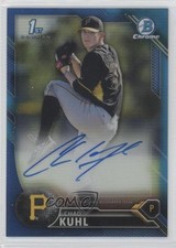2016 Bowman Chrome Prospects Blue Refractor 62/150 Chad Kuhl #BCAP-CK Auto y8h