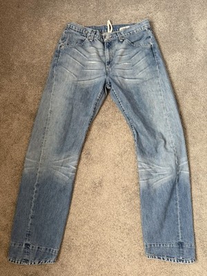Mexico Vintage Levi s Engineered Twisted Seams W32  L32  Light Blue Jeans