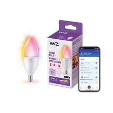 Smart Bulb WiZ Connected 40W E12 Candle Full Color Dimmable Matter Candle-shape