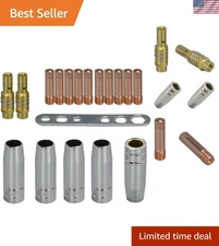 Professional MIG MAG Contact Tips .035" 0.9mm M6 Kit for MB15 & 15AK Torches