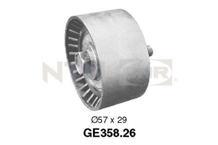 SNR GE358.26 Umlenk-/FüHrungsrolle, Zahnriemen FüR Alfa Romeo,Fiat,Lancia-image
