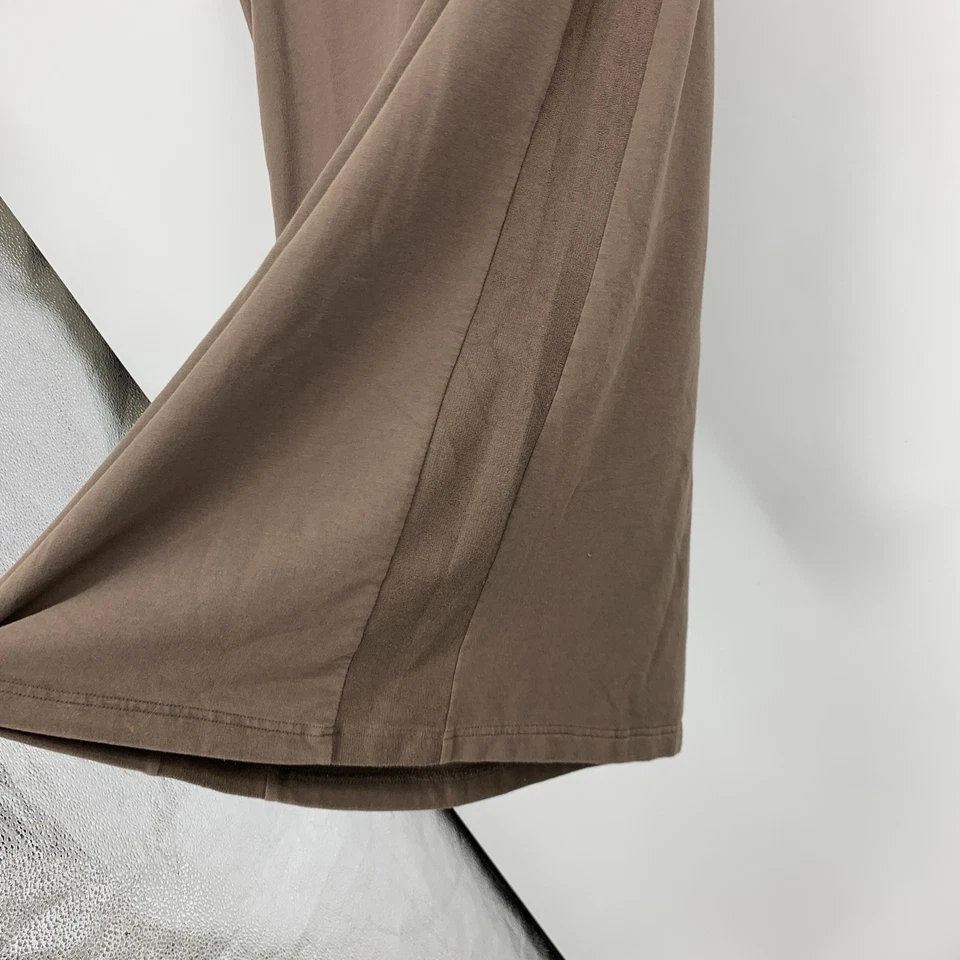 Purejill J Jill Women Size Large Skirt Long Midi Brown Pima Cotton Stretch Pull - Image 3 of 4