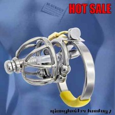 Stainless Steel Male Metal Chastity Device Chastity Cage Peni Ring Lock