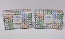 Beekman 1802 Goat Milk Bar Soap Jumbo 9 oz Size Wild Flowers Set of 2 New Rare