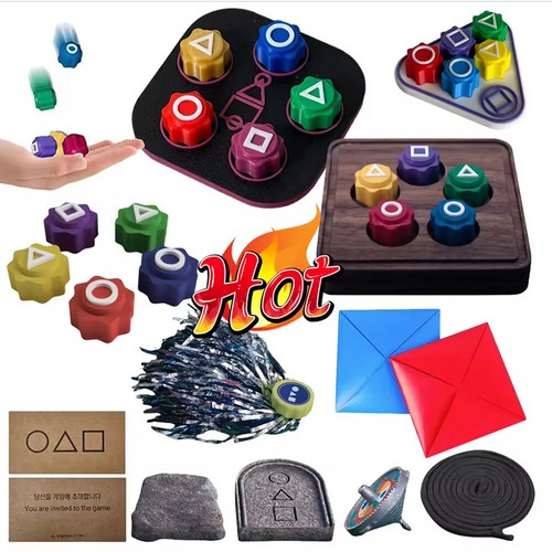 Squid Game Season 2 Gonggi Gong-gi 공기 Toy Korean Jack Stones Game NEW VIRAL GAME - Picture 4 of 27