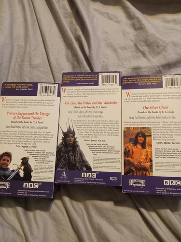 the chronicles of narnia Vhs 1990 BBC 3 Vol Set - Imagen 6 de 6