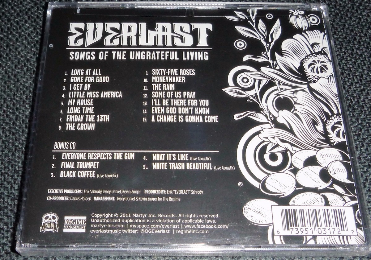 Everlast - Songs of the Ungrateful Living NEW Rare 2 CD Set