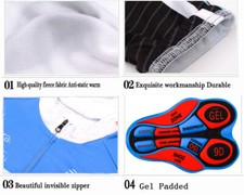 2025 Herren Thermo Fleece Radfahren Langarm Trikot Trägerhose Radsport Trägerhose