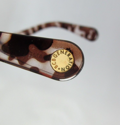 BCBGeneration BG1022 651 #3 Tortoise Brown Clear Gradient OVERSIZE Sunglasses BCBGGeneration Oversized Translucent Square Animal Pattern  main image 2