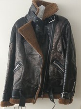 Allsaints Hawley Oversized Shearling Medium