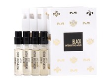 MANCERA BLACK INTENSITIVE AOUD EDP 2.0ml .06oz x 4 COLOGNE PERFUME SPRAY SAMPLES
