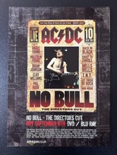 AC/DC - NO BULL - ORIGINAL MAGAZINE ADVERT  9X12" [M188]