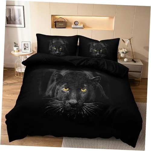 Leopard Print Comforter Cover Cheetah Bedding Duvet Cover Set King Leopards12