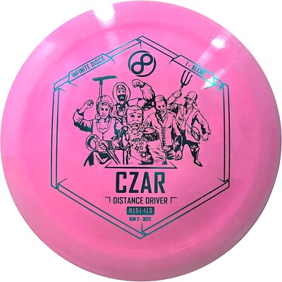 Infinite Discs Czar - I-Blend - 11 Speed Disc Golf Distance Driver (PINK)