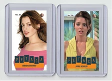 Anne Hathaway rare MH Petaca #'d x/3 Tobacco card no. 85