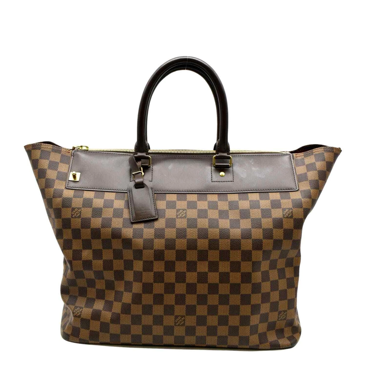 LOUIS VUITTON DAMIER Greenwich PM Brown Tote bag Travel bag #13