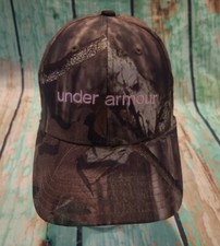 Under Armour Women's Hat Pink  Camouflage Hat Strapback Adjustable Dri Fit Cap