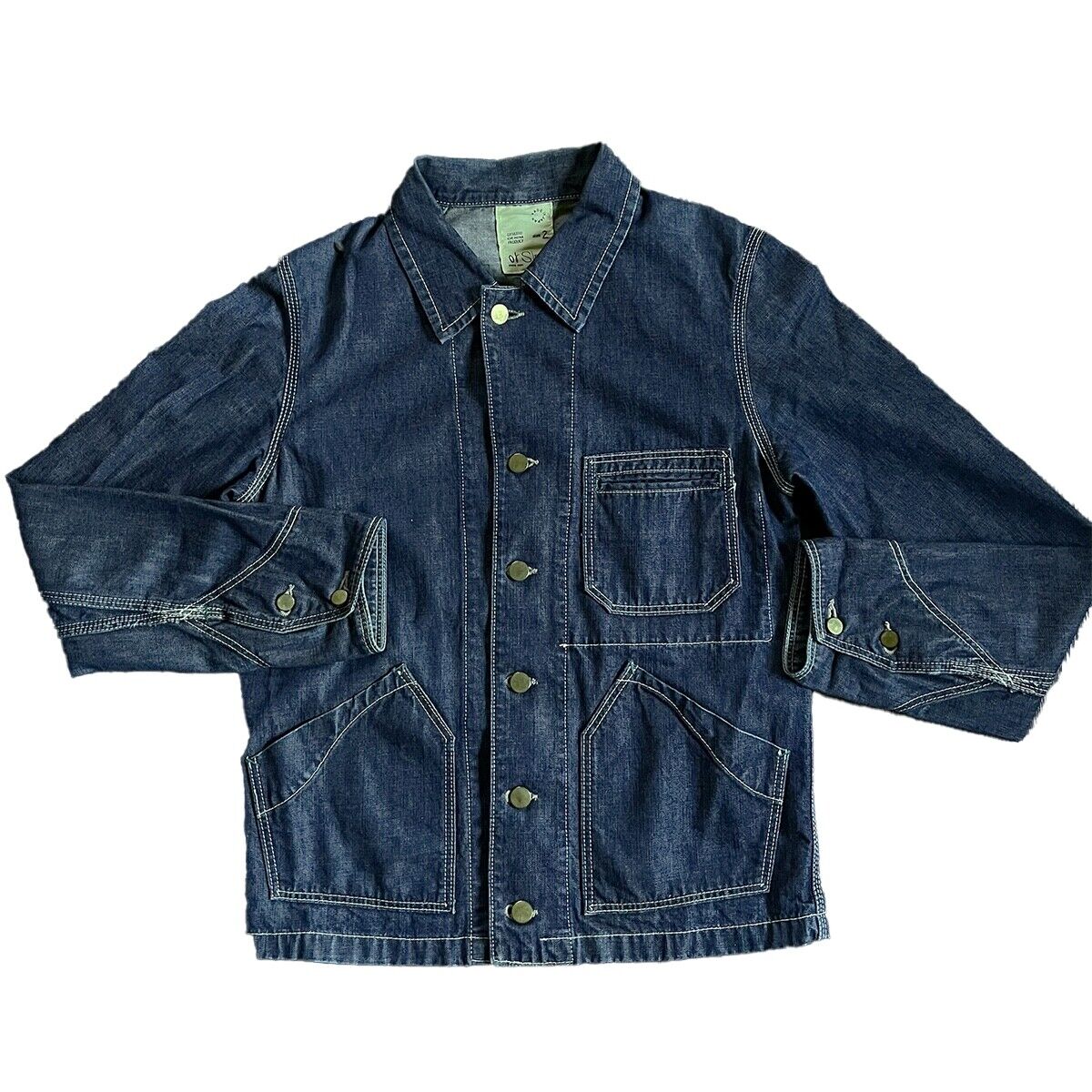 orSlow Denim Chore Jacket Triple Stitch Made in J… - image 1