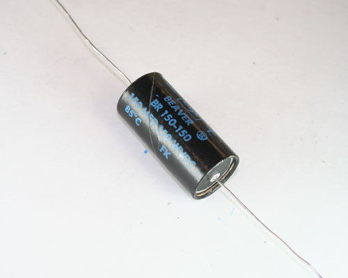 BR150-150 CDE 150uF 150V DC Axial Electrolytic Capacitor Beaver 150mfd 150VDC - Picture 1 of 1