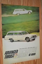 1962 Buick Invicta Estate Wagon Original Vintage Advertisement Print Ad 62
