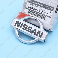 Oem Genuine Nissan Maxima 1996-1999 Gle Gxe Se Front Grille Chrome Emblem Badge