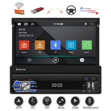 Autoradio Android 13 con DAB+ Navigatore Bluetooth 1DIN USB GPS WIFI 2+64GB