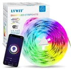 Govee 65 6ft Rgbic Led Strip Lights Bedroom Smart Led Strip Lights Alexa Compatible Diy Multiple Colors One