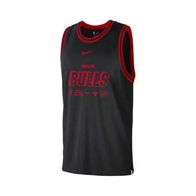 Nike Chicago Bulls City Edition Dri-Fit NBA DH9121-010 Herren Trikot Sport XS