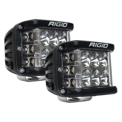Rigid Industries Set of 2 D-SS PRO LED Lights Driving Beam Dually Side Shooter
