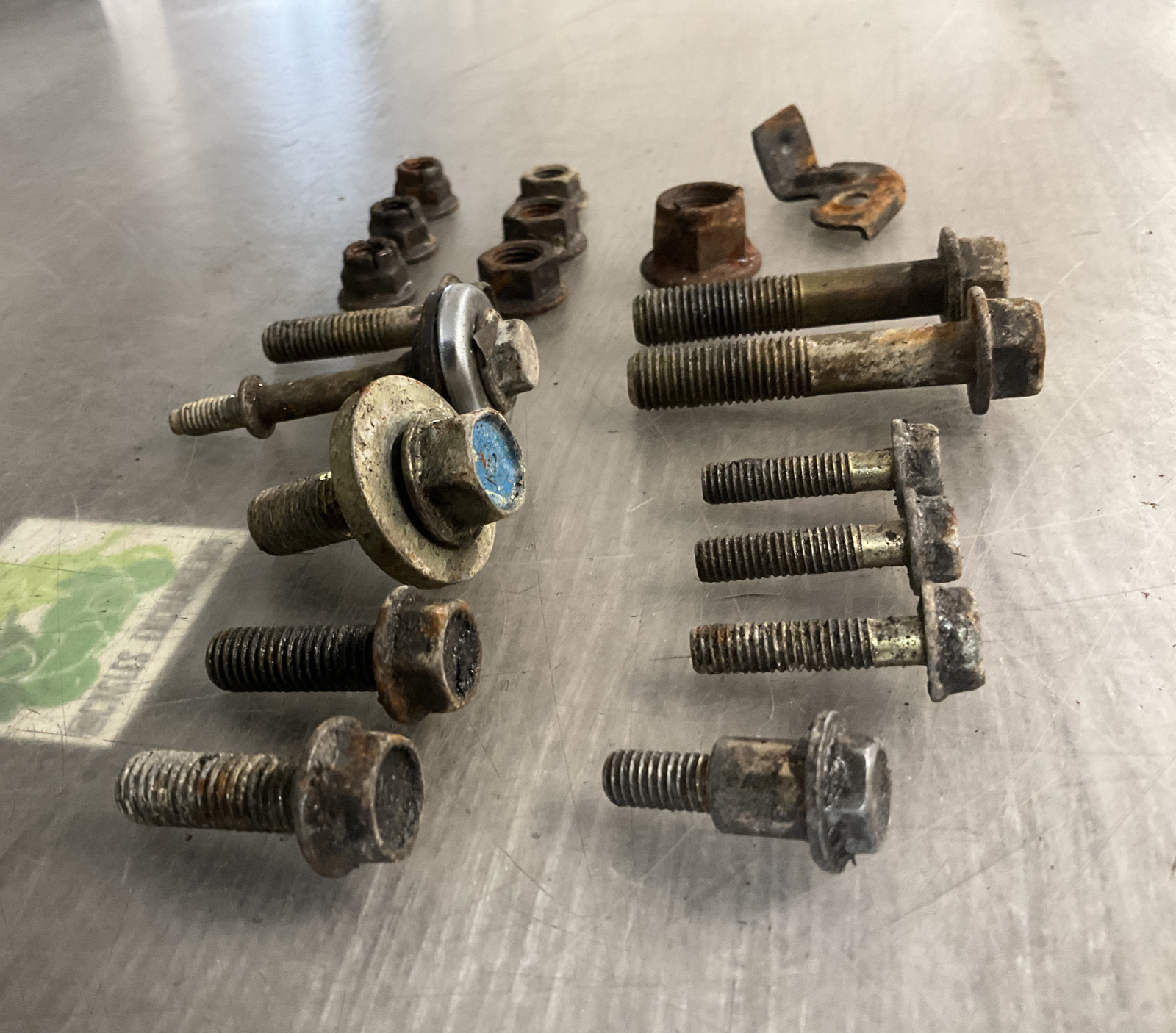 GM Body Fender Grille Trunk Frame Factory Correct 1/4-14 Bolt Bolts 10pcs T - Foto 5