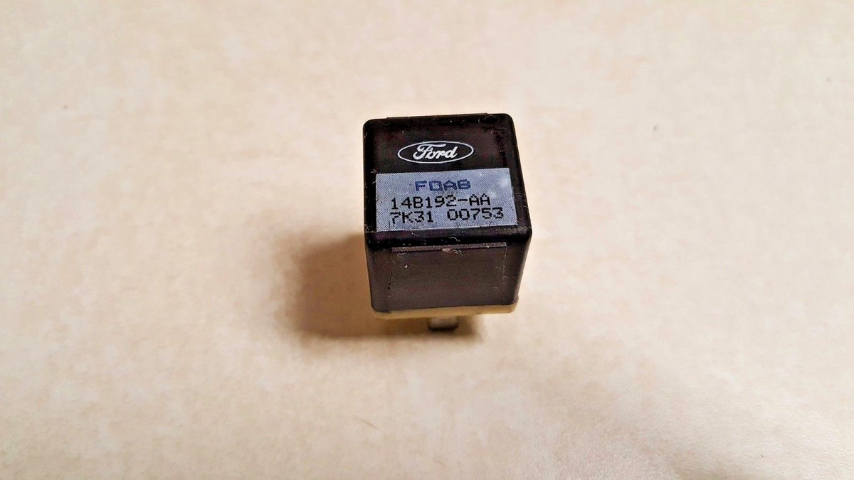 Used OEM Ford 5-Pin Relay F0AB-14B192-AA (P6STD) - Tested With Warranty